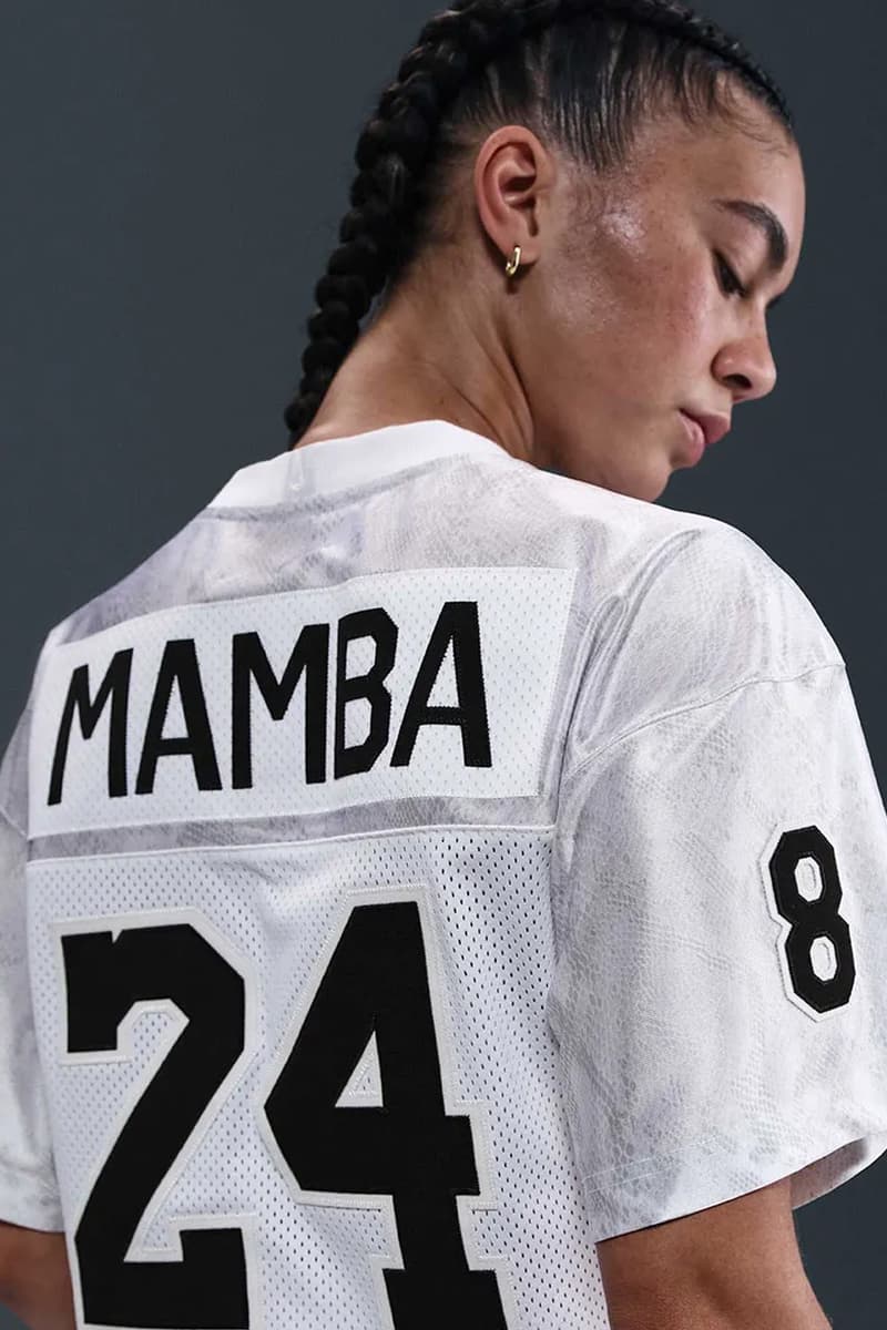 Nike Expands Kobe Bryant's Mamba Collection With Football-Focused Apparel jerseys ripstop pants track pants tshirts black mamba
