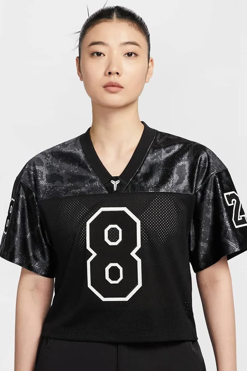 Nike Expands Kobe Bryant's Mamba Collection With Football-Focused Apparel jerseys ripstop pants track pants tshirts black mamba