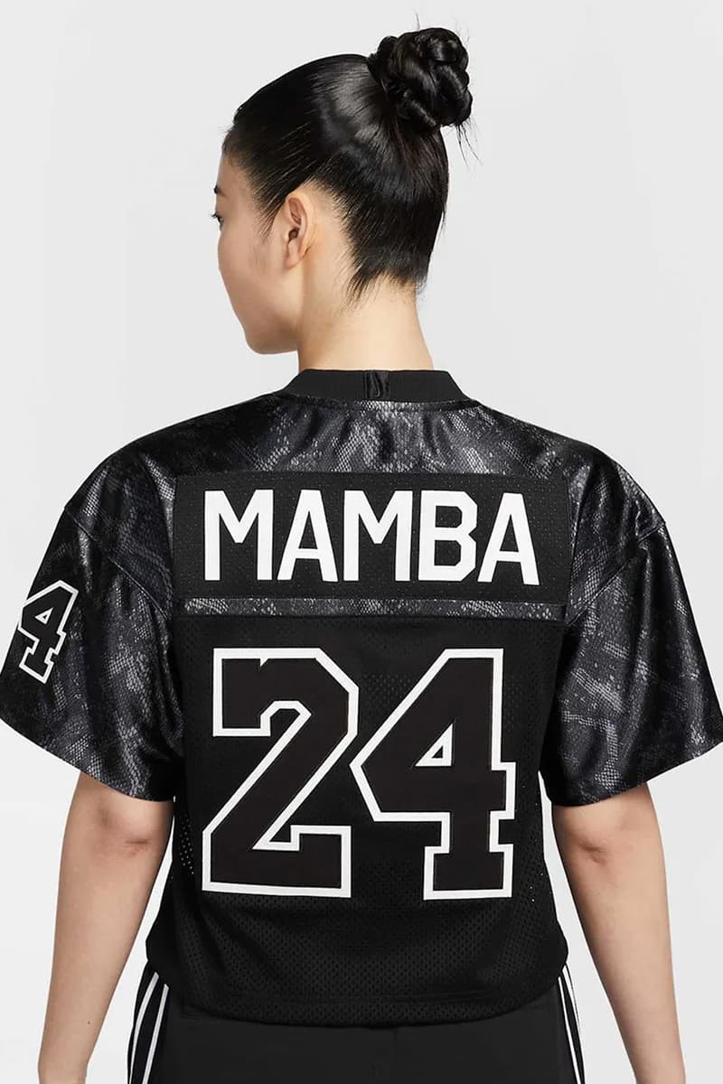 Nike Expands Kobe Bryant's Mamba Collection With Football-Focused Apparel jerseys ripstop pants track pants tshirts black mamba
