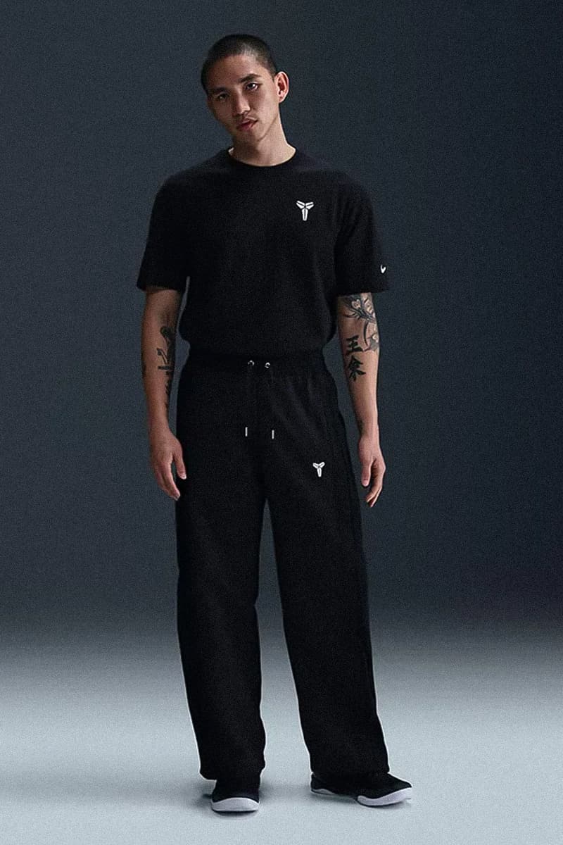 Nike Expands Kobe Bryant's Mamba Collection With Football-Focused Apparel jerseys ripstop pants track pants tshirts black mamba
