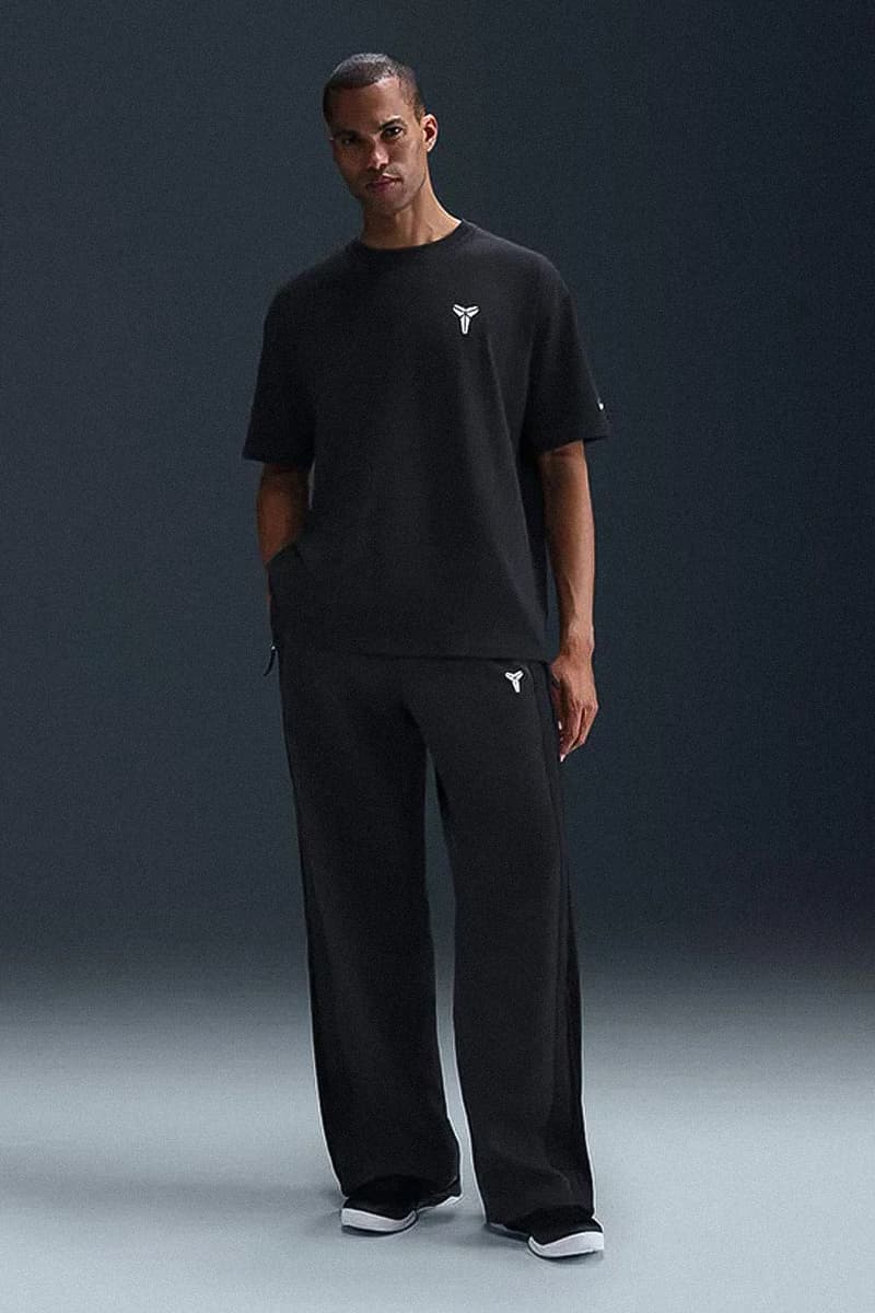 Nike Expands Kobe Bryant's Mamba Collection With Football-Focused Apparel jerseys ripstop pants track pants tshirts black mamba