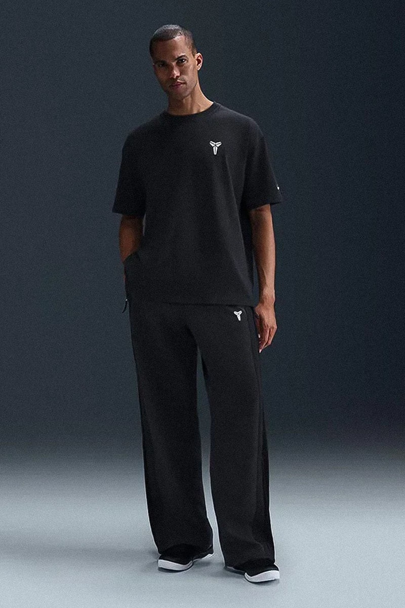 Nike Expands Kobe Bryant's Mamba Collection With Football-Focused Apparel jerseys ripstop pants track pants tshirts black mamba