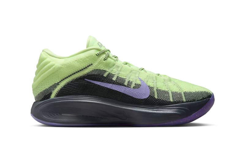 Victor Wembanyama Nike GT Hustle 3 “Barely Volt” FV5953-700 Release Info Barely Volt/Metallic Silver-Dark Grey-Purple Agate swoosh alien french paris nba san antonio spurs