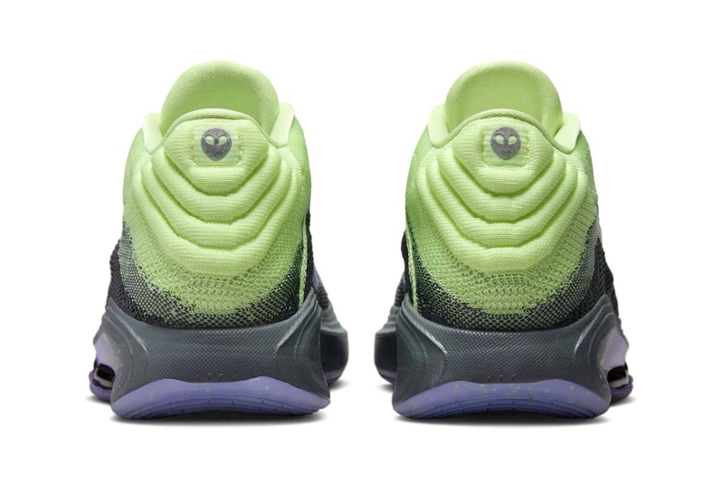 Victor Wembanyama Nike GT Hustle 3 “Barely Volt” FV5953-700 Release Info Barely Volt/Metallic Silver-Dark Grey-Purple Agate swoosh alien french paris nba san antonio spurs