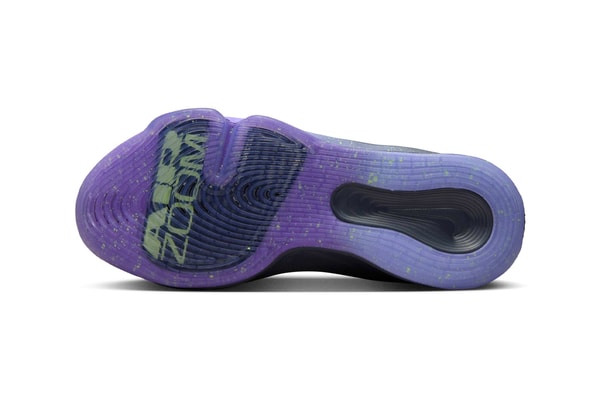 Victor Wembanyama Nike GT Hustle 3 “Barely Volt” FV5953-700 Release Info Barely Volt/Metallic Silver-Dark Grey-Purple Agate swoosh alien french paris nba san antonio spurs