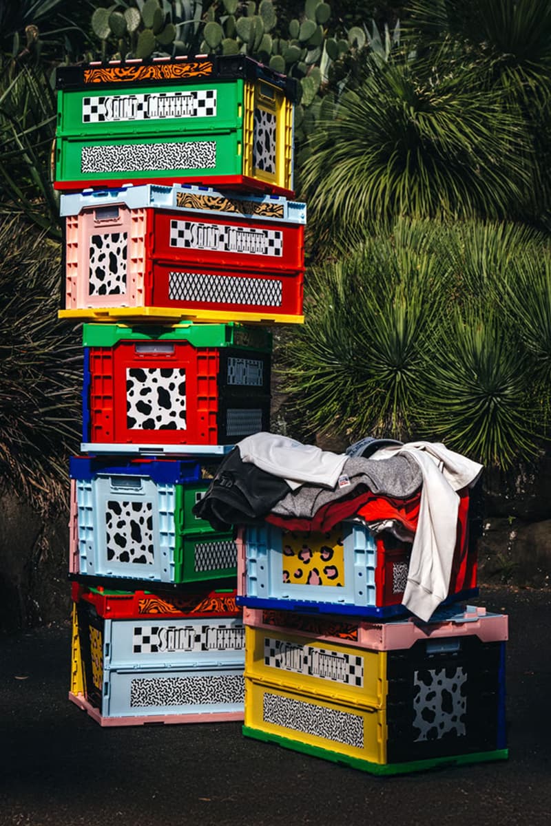 ©SAINT Mxxxxxx First Foldable Storage Box Stainless Steel Box Table Release Info japanese storage box delivery crates transformable table stools