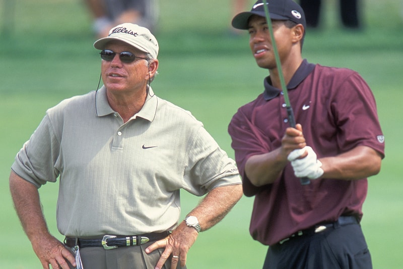 house of fleming masters tournament tiger woods butch harmon atlanta georgia belt accessory leather alligator crocodile location story