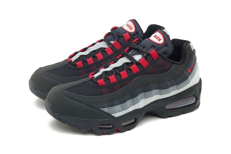 Liverpool FC x Nike Air Max 95 “Black/Gym Red-Smoke Grey” HM4830-001 Release Info jd sports football club uk soccer
