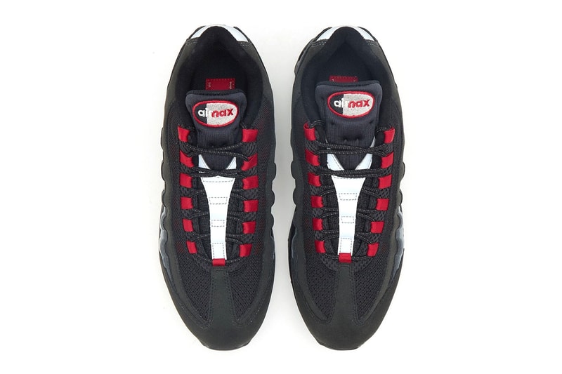 Liverpool FC x Nike Air Max 95 “Black/Gym Red-Smoke Grey” HM4830-001 Release Info jd sports football club uk soccer