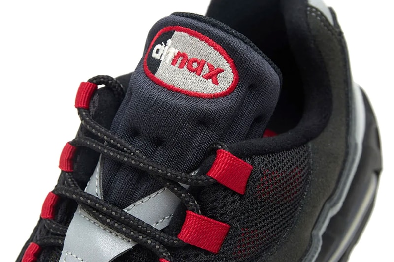 Liverpool FC x Nike Air Max 95 “Black/Gym Red-Smoke Grey” HM4830-001 Release Info jd sports football club uk soccer