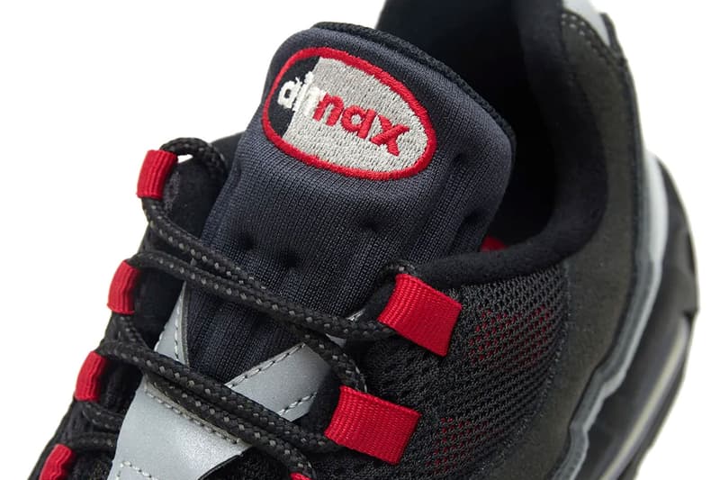 Liverpool FC x Nike Air Max 95 “Black/Gym Red-Smoke Grey” HM4830-001 Release Info jd sports football club uk soccer