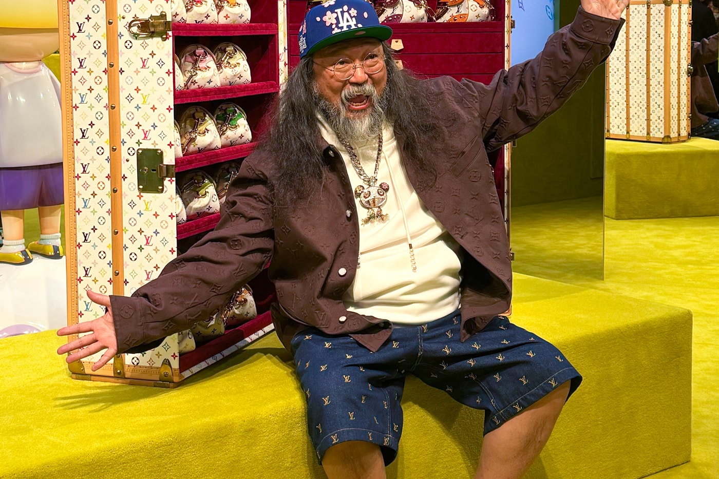 Louis Vuitton x Murakami Re-Edition: A Y2K Legacy for the Ages marc jacobs exclusive interview art basel hong kong vibrant flowers cherry blossoms colorful