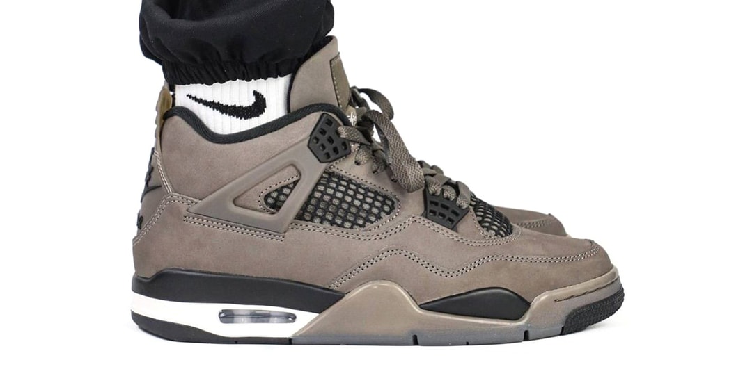 On-Foot Look at the Air Jordan 4 "Cave Stone"
