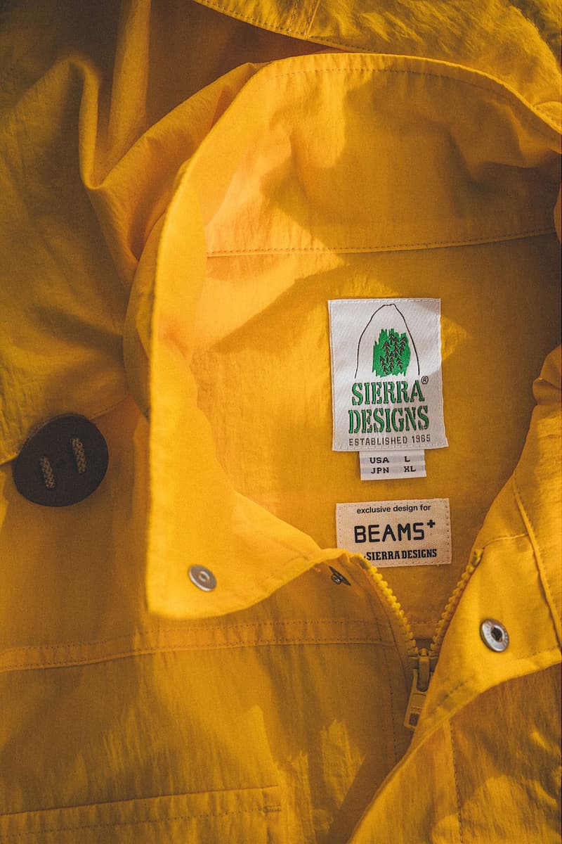 Beams Plus x Sierra Designs Present Collaborative Panamint Jacket release info drop outerwear colorway price japan