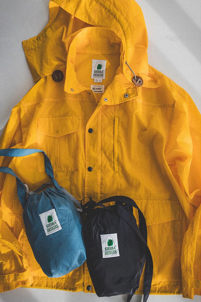 Beams Plus x Sierra Designs Present Collaborative Panamint Jacket release info drop outerwear colorway price japan