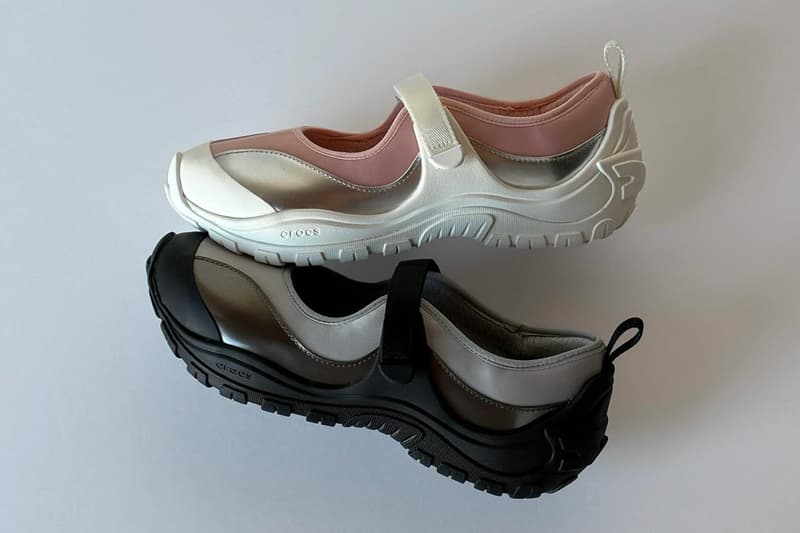 Crocs EXP Terre Silver Black Release Date info store list buying guide photos price ballerina