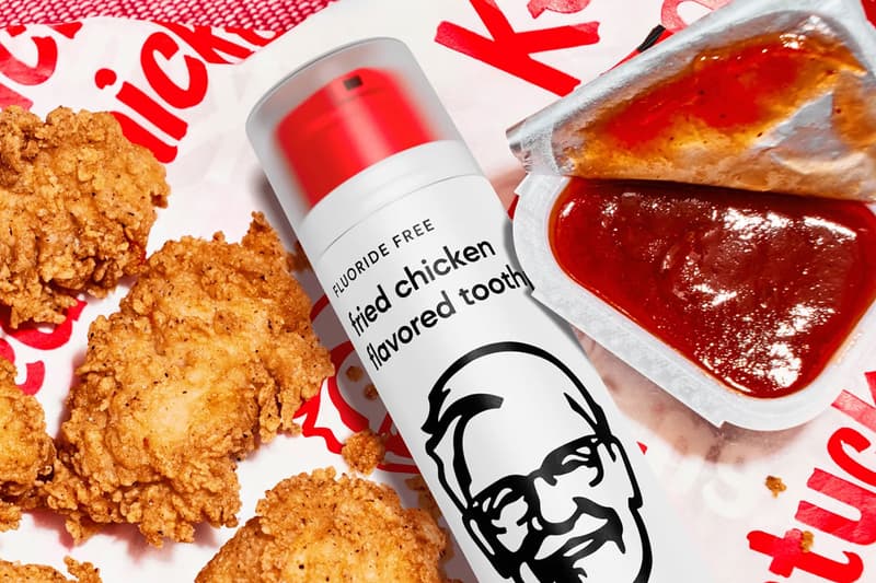 KFC x hismile Fried Chicken Toothpaste Info | Hypebeast
