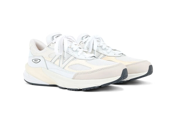 New Balance 990v6 "White/Sea Salt" U990GB6 Release Info made in usa nb all white runner sneakers dad shoes summer