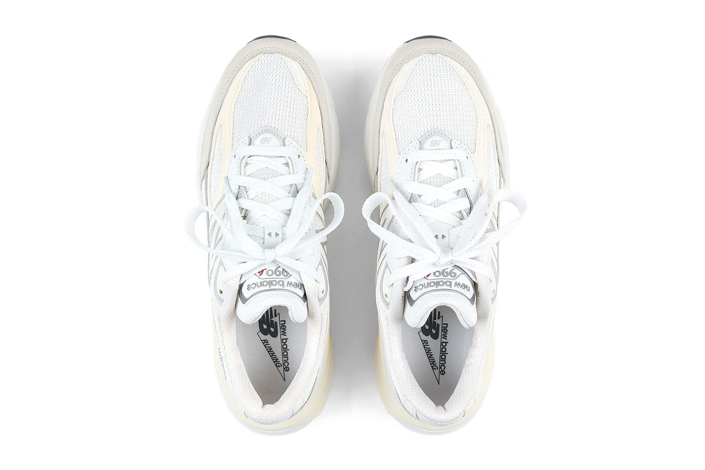 New Balance 990v6 "White/Sea Salt" U990GB6 Release Info made in usa nb all white runner sneakers dad shoes summer