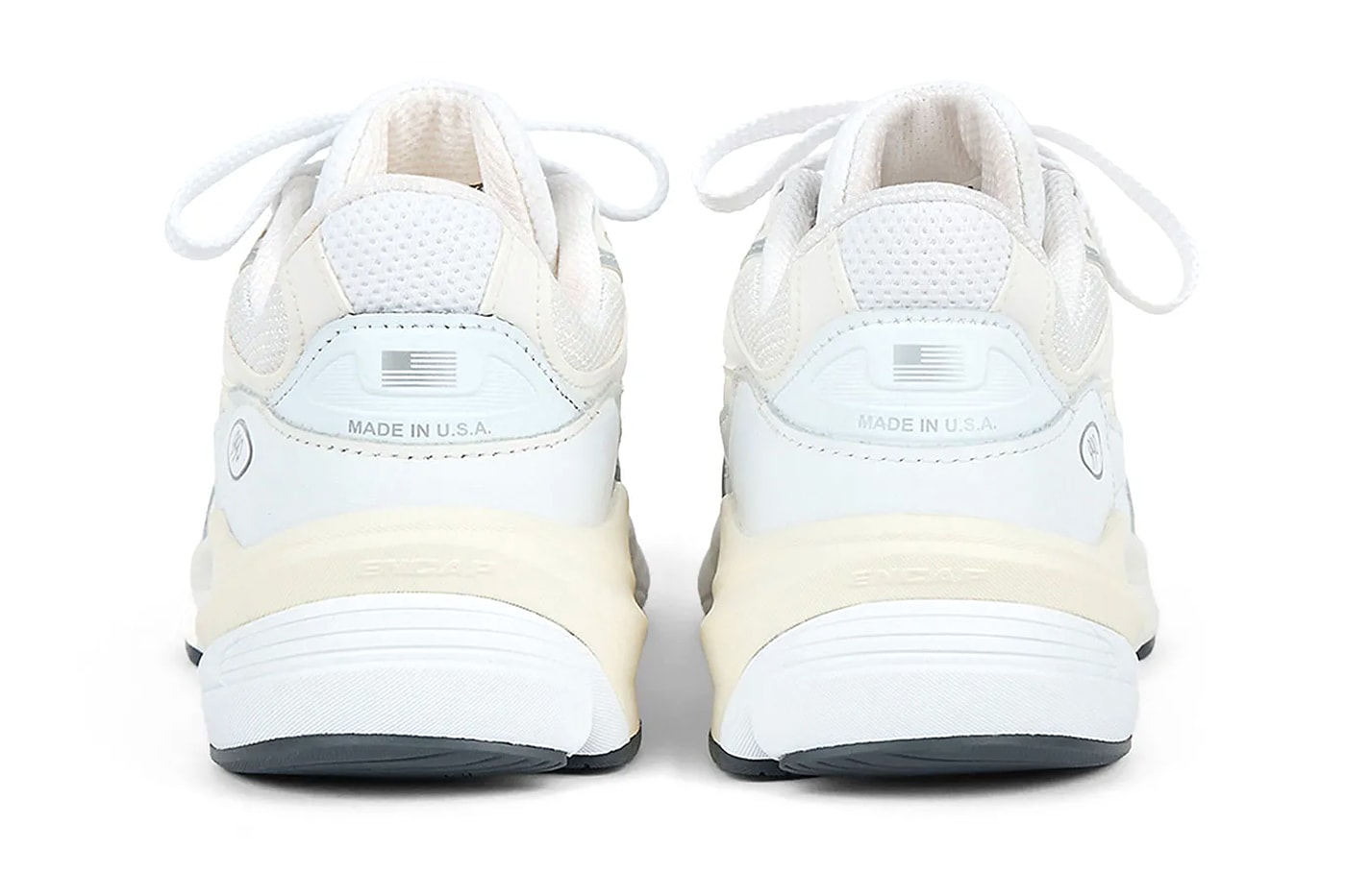 New Balance 990v6 "White/Sea Salt" U990GB6 Release Info made in usa nb all white runner sneakers dad shoes summer