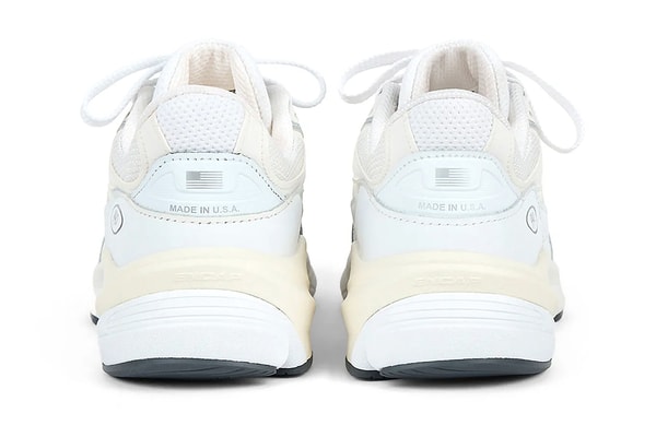 New Balance 990v6 "White/Sea Salt" U990GB6 Release Info made in usa nb all white runner sneakers dad shoes summer