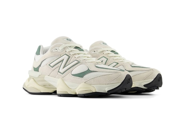 New Balance 9060 "Juniper" Release Info Linen/Dark Juniper U9060EEI spring april 2025 green white cream sail suede mesh leather