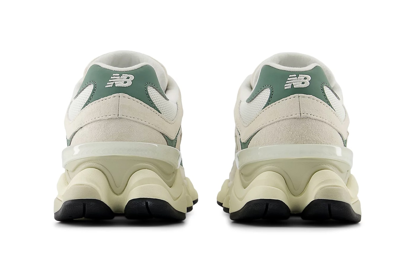 New Balance 9060 "Juniper" Release Info Linen/Dark Juniper U9060EEI spring april 2025 green white cream sail suede mesh leather