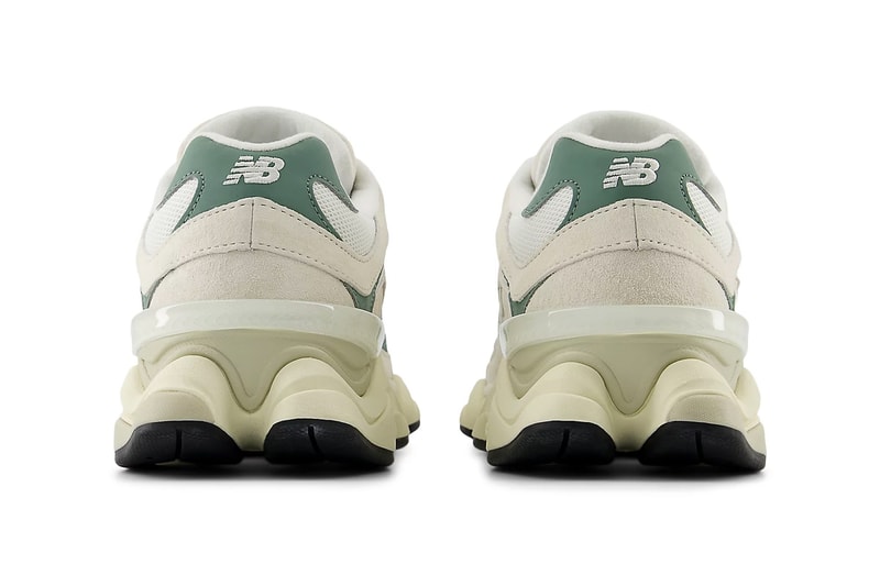 New Balance 9060 "Juniper" Release Info Linen/Dark Juniper U9060EEI spring april 2025 green white cream sail suede mesh leather