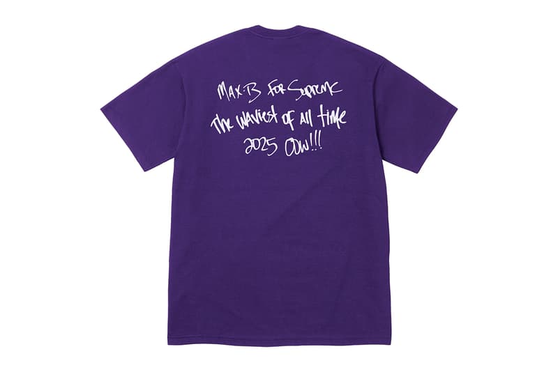 Supreme Spring 2025 Tees box logo graphics branding streetwear imprint release info ernie barnes the sugar shack max b rapper josh smith
