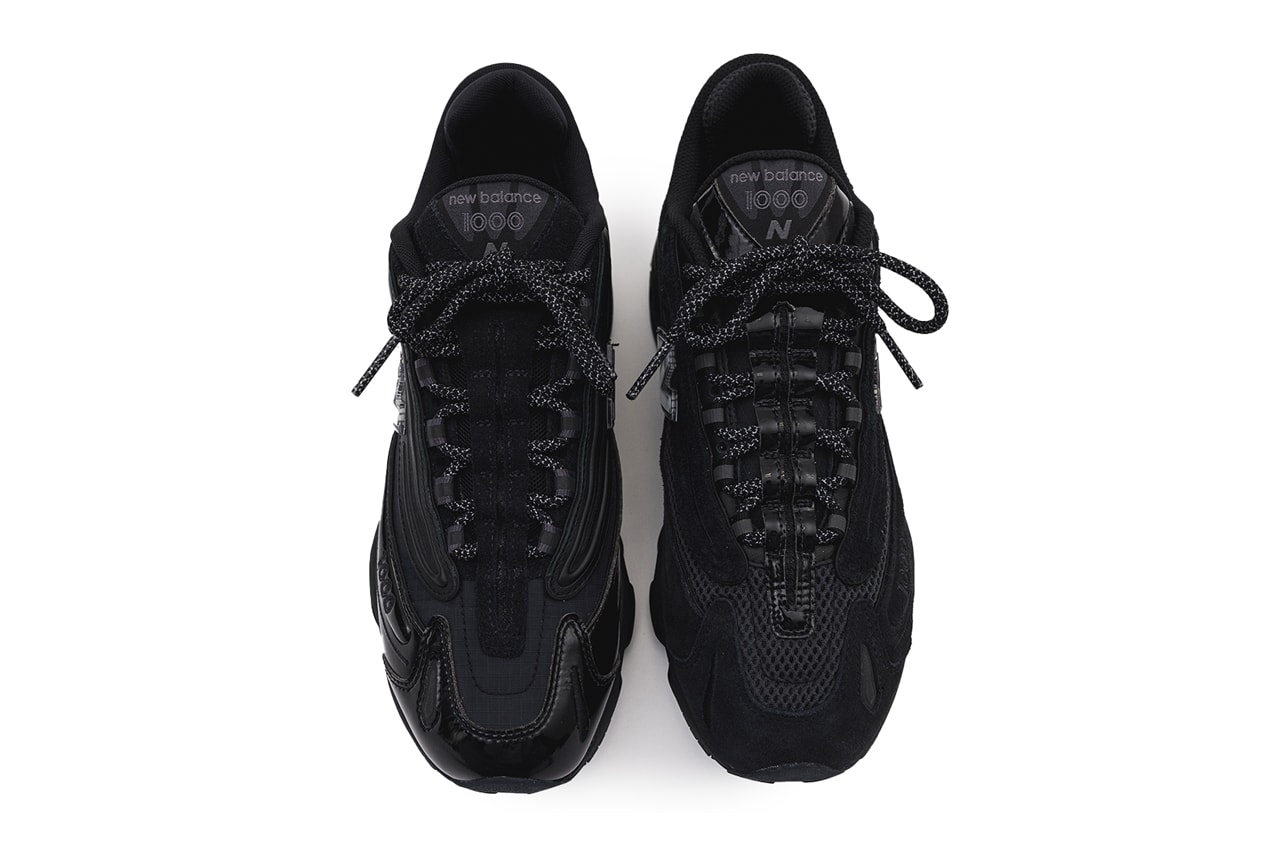 BEAMS x New Balance 1000 All-Black SS25 Release Info