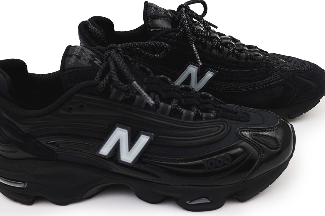 BEAMS x New Balance 1000 All-Black SS25 Release Info