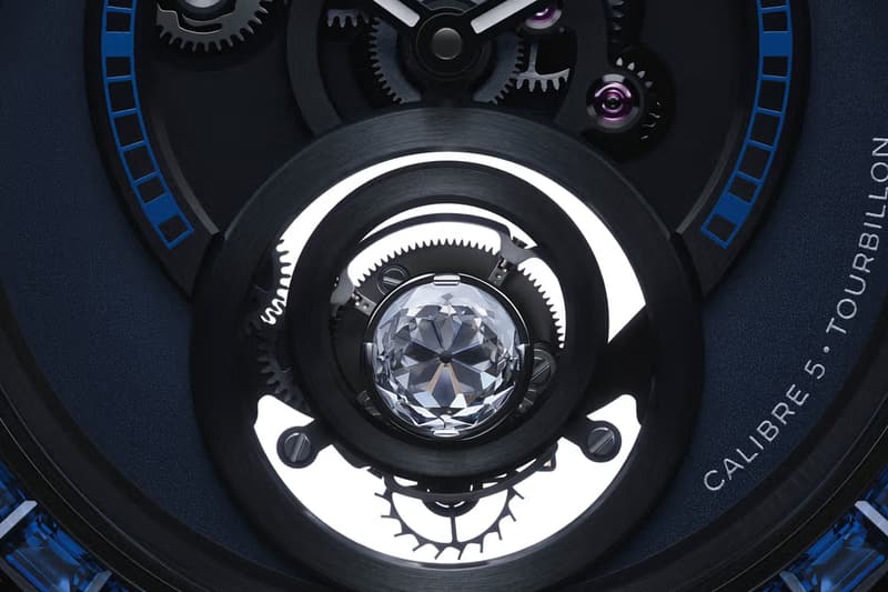 Chanel J12 Receives Midnight-Blue Makeover bleu diamond tourbillon bleu x ray sapphires