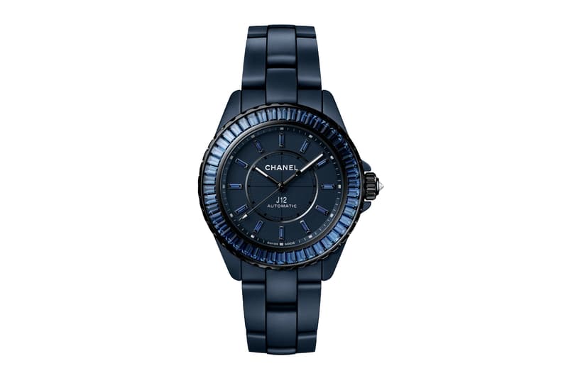 Chanel J12 Receives Midnight-Blue Makeover bleu diamond tourbillon bleu x ray sapphires