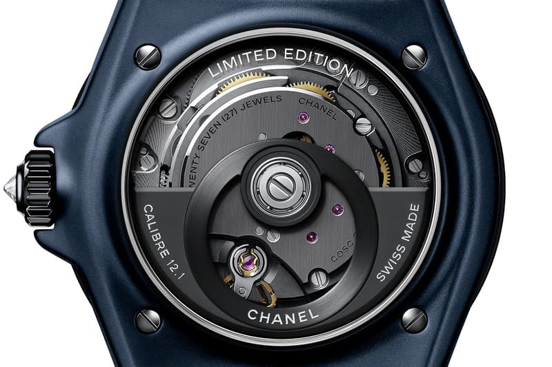 Chanel J12 Receives Midnight-Blue Makeover bleu diamond tourbillon bleu x ray sapphires
