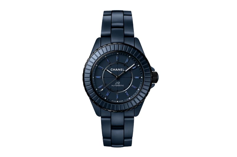 Chanel J12 Receives Midnight-Blue Makeover bleu diamond tourbillon bleu x ray sapphires