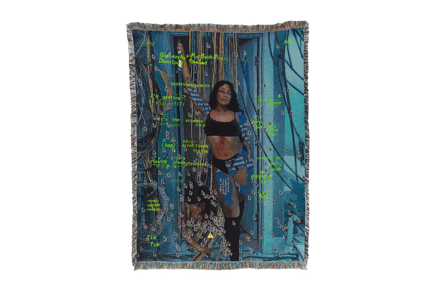 Qualeasha Wood 'Malware' Pippy Houldsworth Gallery London  art artworks glitch