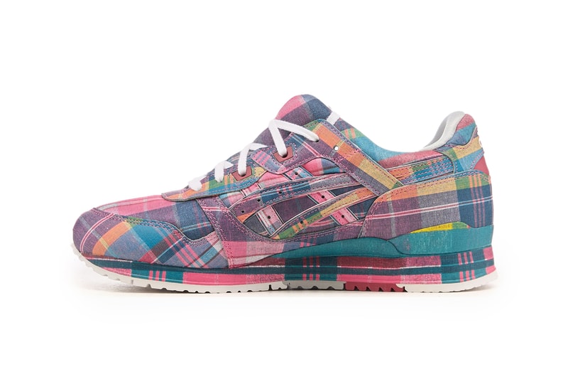 COMME des GARÇONS SHIRT x ASICS Gel-Lyte III 07 Plaid Tartan Check Release Info