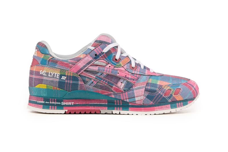 COMME des GARÇONS SHIRT x ASICS Gel-Lyte III 07 Plaid | Hypebeast