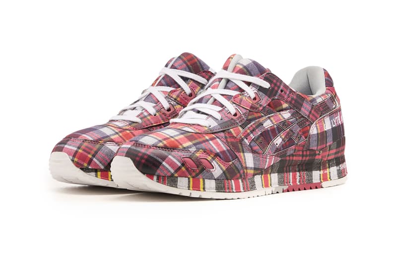 COMME des GARÇONS SHIRT x ASICS Gel-Lyte III 07 Plaid Tartan Check Release Info