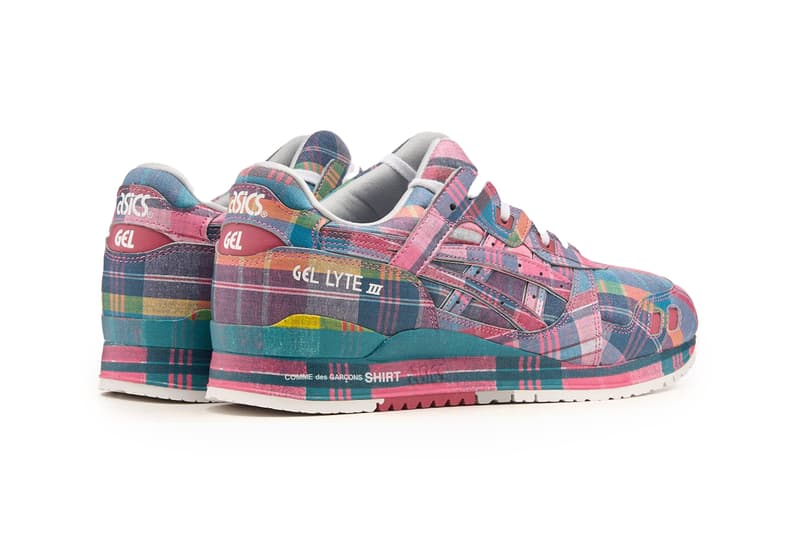 COMME des GARÇONS SHIRT x ASICS Gel-Lyte III 07 Plaid Tartan Check Release Info