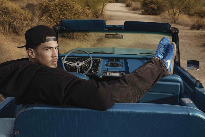 Devin Booker Releases Nike "Chevy" Collection Nike Blazer Low “Chevy”  Team Dark Green/Sail-Gum Yellow HV2197-300 Nike Book 1 “Chevy” IH0890-700 canary yellow chevrolet 