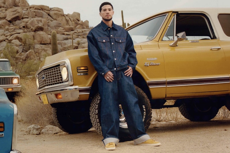 Devin Booker Releases Nike "Chevy" Collection Nike Blazer Low “Chevy”  Team Dark Green/Sail-Gum Yellow HV2197-300 Nike Book 1 “Chevy” IH0890-700 canary yellow chevrolet 