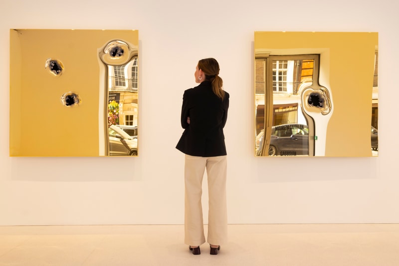 maurizio cattelan bones exhibition gagosian london