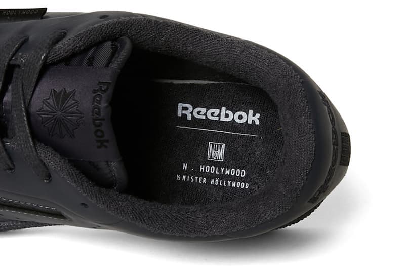 N.HOOLYWOOD COMPILE Reimagines the Reebok Club C 85 release info sneaker footwear collab drop black n hoolywood price japan