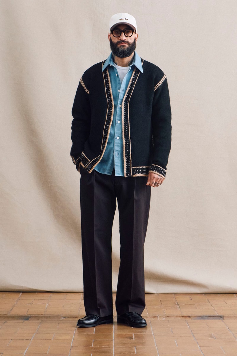 NN.07 Embraces the "In-Between Moments" for Pre-Spring 2026 release info copenhagen menswear the bear jacket copenhagen menswear carmy jacket knitwear 