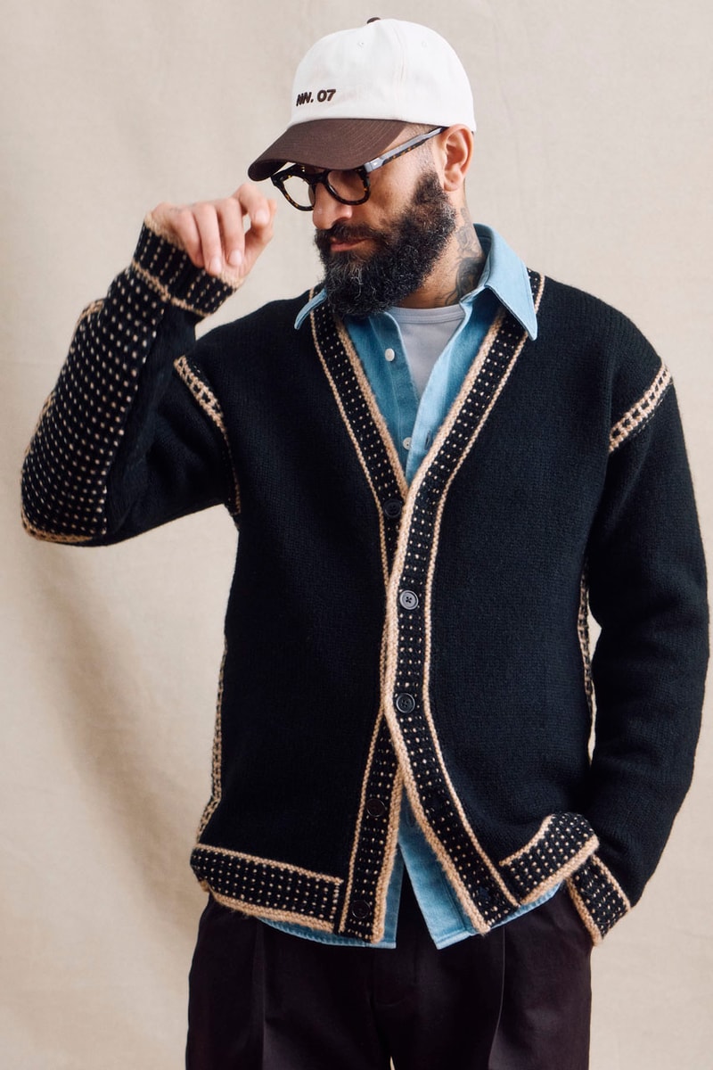 NN.07 Embraces the "In-Between Moments" for Pre-Spring 2026 release info copenhagen menswear the bear jacket copenhagen menswear carmy jacket knitwear 