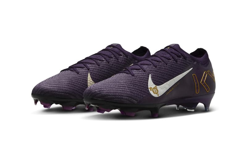 Official Look at the Kylian Mbappé x Nike Mercurial Zoom Vapor 16 "Grand Purple" FQ8683-500 Grand Purple/Pale Ivory swoosh