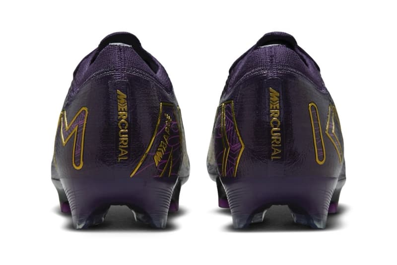 Official Look at the Kylian Mbappé x Nike Mercurial Zoom Vapor 16 "Grand Purple" FQ8683-500 Grand Purple/Pale Ivory swoosh