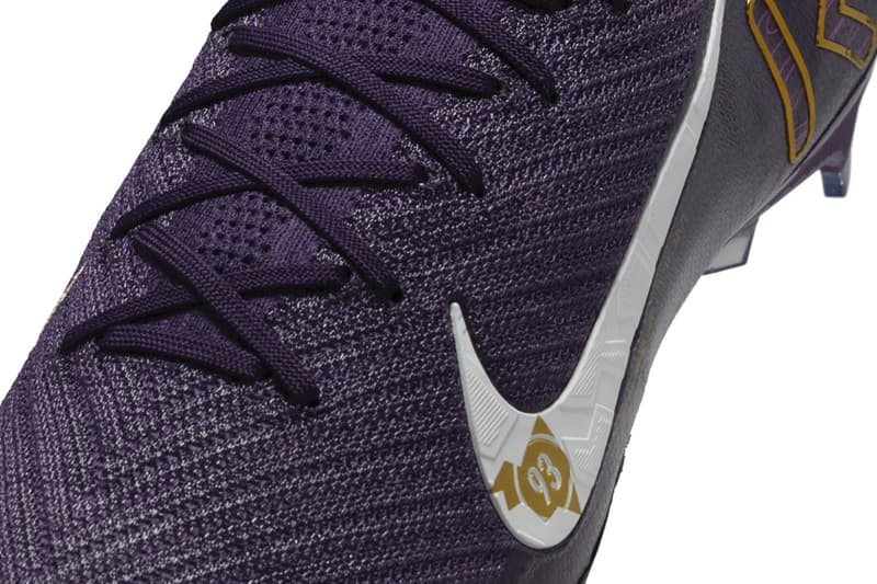 Official Look at the Kylian Mbappé x Nike Mercurial Zoom Vapor 16 "Grand Purple" FQ8683-500 Grand Purple/Pale Ivory swoosh