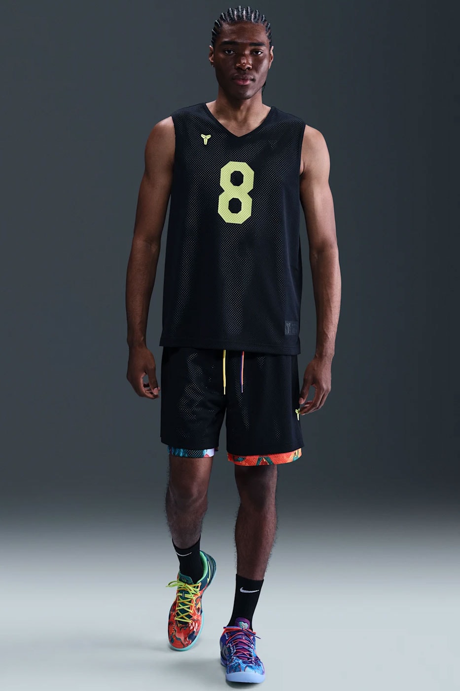 Nike’s “What The Kobe?” Apparel Collection Kobe Bryant Mamba Day jerseys basketball black mamba logo colorful tees tshirts Dri-FIT Reversible Jersey Dri-FIT Reversible Basketball Shorts Therma-FIT Pullover Hoodie T-shirts Release Info 